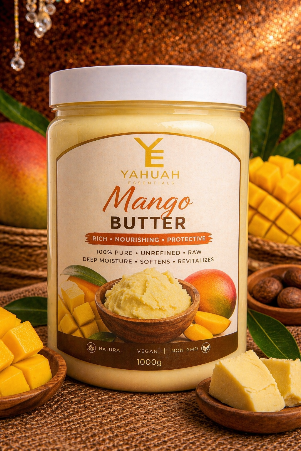 Mango Butter 🥭 Pure (premium,soft,creamy,gentle aroma)